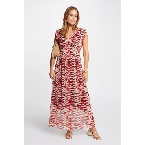 Robe longue fluide imprimee multico Morgan La Redoute