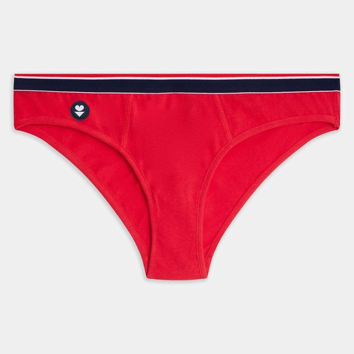 Culotte en coton bio louison plus Le Slip Francais rouge La Redoute