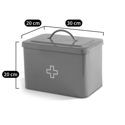 Boîte à Pharmacie 12 Litres Acan Tradineur - Plastique Robuste Avec Plateau, Fermeture Sécurisée