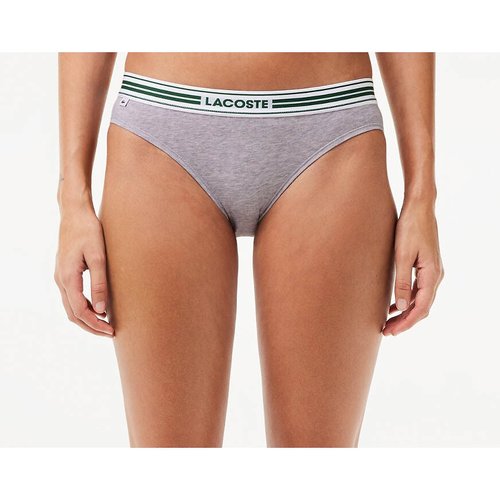 Slip in cotone heritage grigio chine Lacoste La Redoute