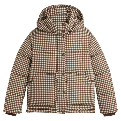 Checked padded jacket 2025