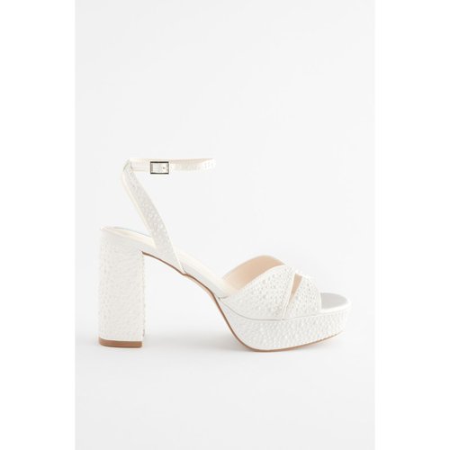Chaussures forever comfort compensees avec perles