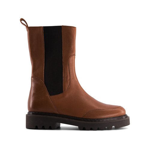 Stivali pelle cognac hotsell
