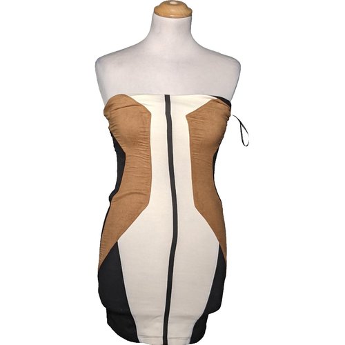 Robe courte tres bon etat beige Bershka La Redoute