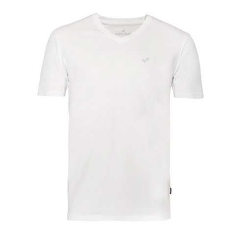 Lot de 2 t shirts col v gift blanc noir Kaporal La Redoute
