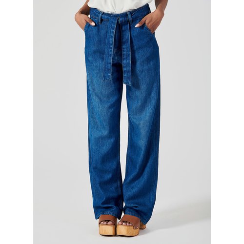 Jean taille haute lyocell brina bleu rinse Kaporal La Redoute