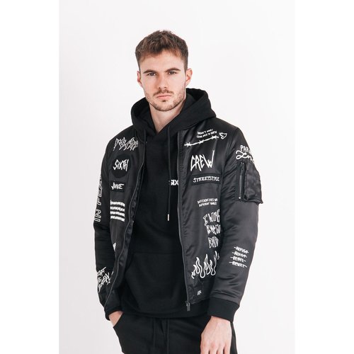 Veste patchs crew noir Sixth June La Redoute