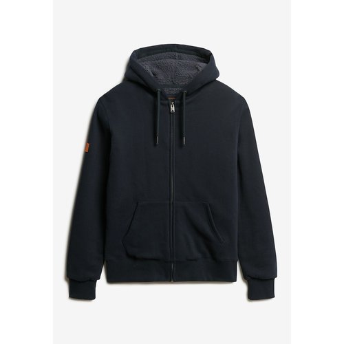 Zip up hoodie navy blue Superdry La Redoute