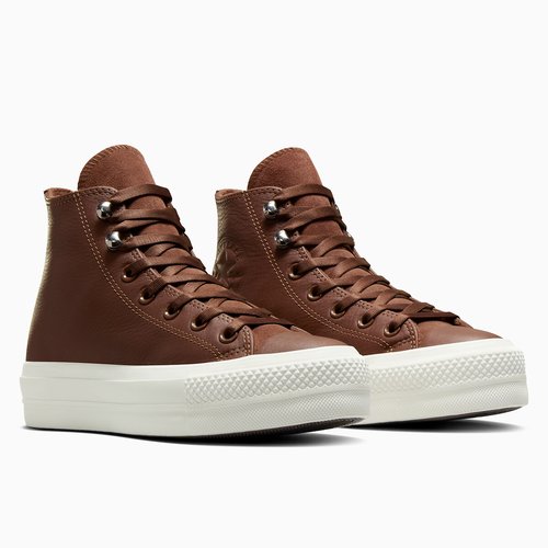 All star lift hi counter climate high top trainers in leather Converse La Redoute