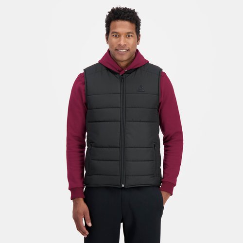 Doudoune sans manche unisexe ton sur ton black Le Coq Sportif La Redoute