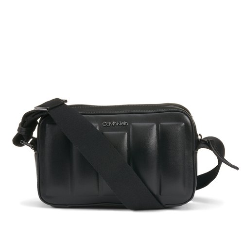 Line quilt crossbody camera bag black Calvin Klein La Redoute