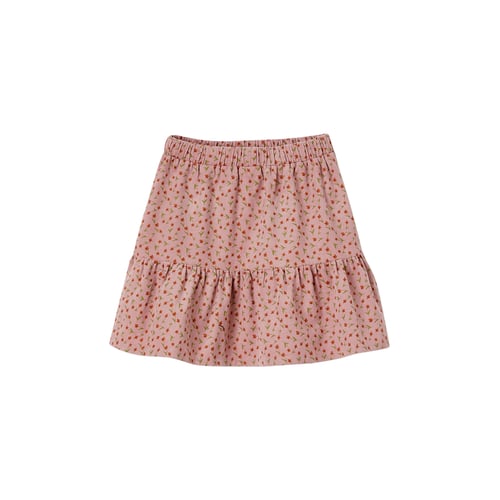 Jupe Longue Vertbaudet Taille 12 Ans - Rouge En Coton 100% - Occasion Très Bon état