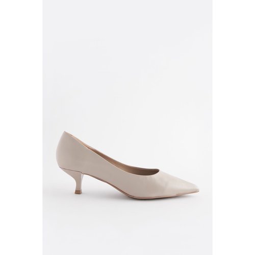 Escarpin bout rond petit talon new arrivals