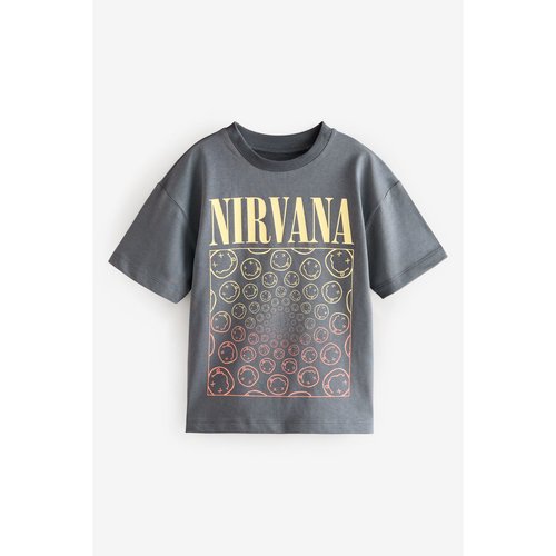 Tee shirt nirvana gris cheap
