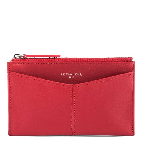 Etui cles zippe charlotte en cuir lisse Le Tanneur La Redoute