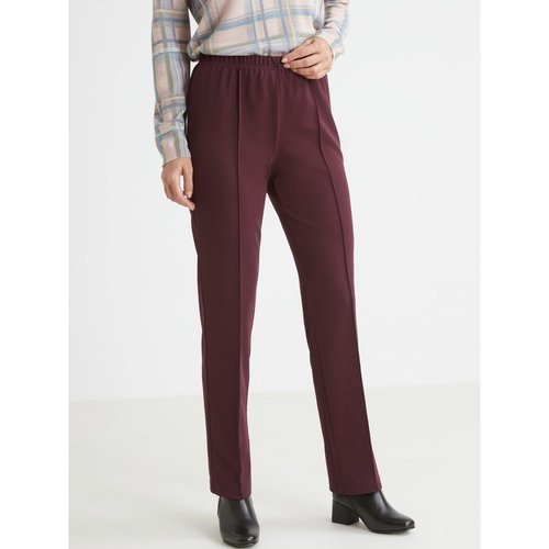 Pantalon en maille stature d 1 60m bordeaux Daxon La Redoute