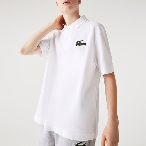Lacoste white short sleeve shirt cheap