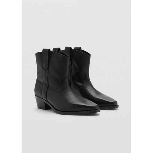Bottines cuir mango outlet