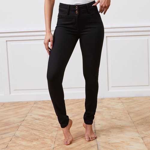 Jean noir taille haute outlet