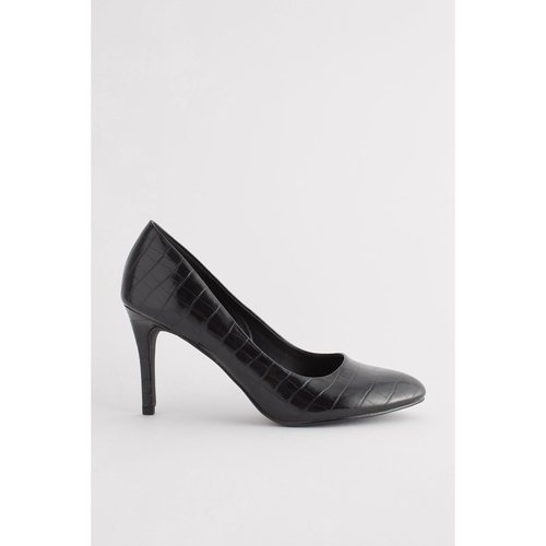 Escarpin noir vernis bout rond top