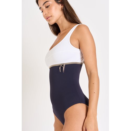 Maillot de bain 1 piece megranie tamarindo bleu marine Livia La Redoute