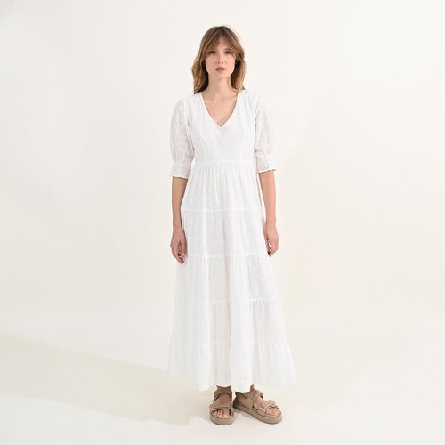 Robe blanche dentelle la redoute discount