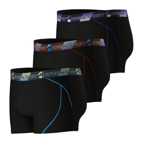 Lot de 3 boxers long training Athena La Redoute