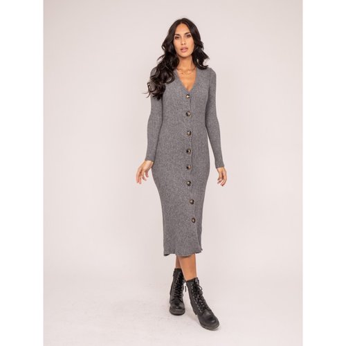 Robe longue maille cotelee iverny Dona Lisa La Redoute