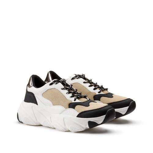 Thick heel trainers shop