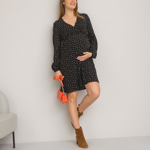 Spotty maternity dress discount