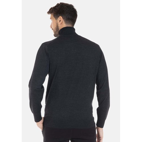 Pull col roule en laine lupo anthracite Gentleman Farmer La Redoute
