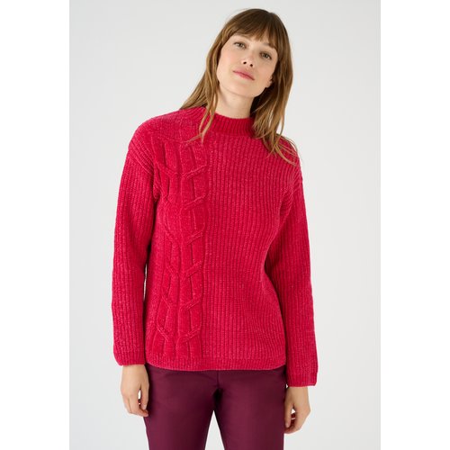 Pull maille chenille torsade Damart La Redoute