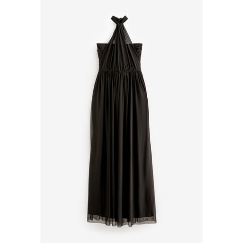 Robe Noire Taboo à Bretelles - Taille 5/6 - Col Transparent - Occasion Très Bon état