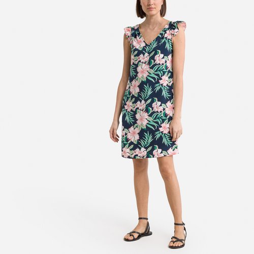 Robe courte imprimée fleurs online