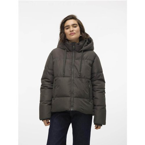 Vero moda cropped hooded padded jacket top