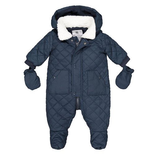 Combipilote capuche La Redoute Collections bleu marine La Redoute