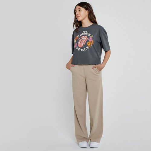 Jogging large en molleton beige La Redoute Collections La Redoute