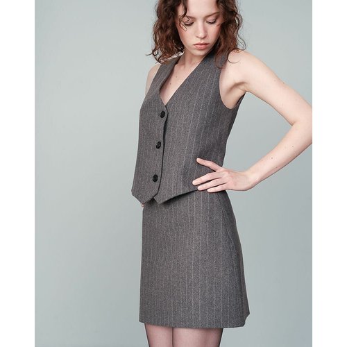 Jupe needle gris anthracite Grace And Mila La Redoute