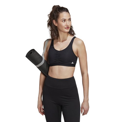 Brassiere de sport maintien moyen Adidas Performance noir La Redoute