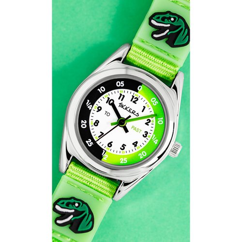 Kids dinosaur watch gift set green Tikkers La Redoute