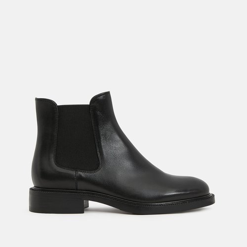 Eliela leather chelsea boots black Maison Minelli La Redoute
