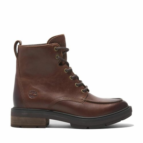 Brimfield mid lace up ankle boots in leather dark brown Timberland La Redoute