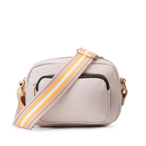 Camera bag beige La Redoute Collections La Redoute