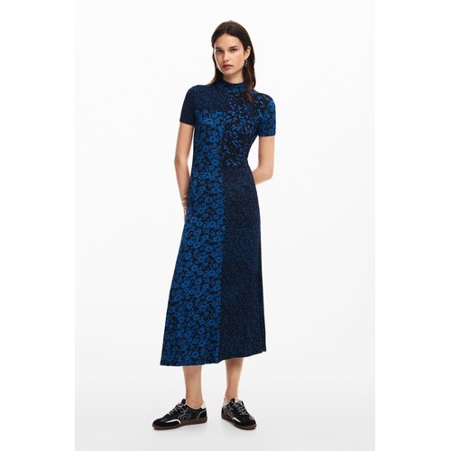 Robe midi a fleurs