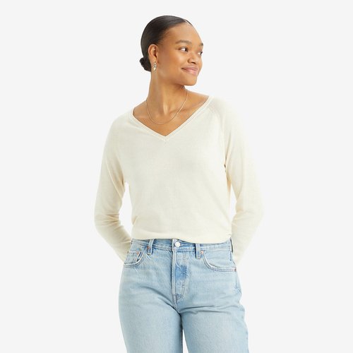Levi's trui wit best sale