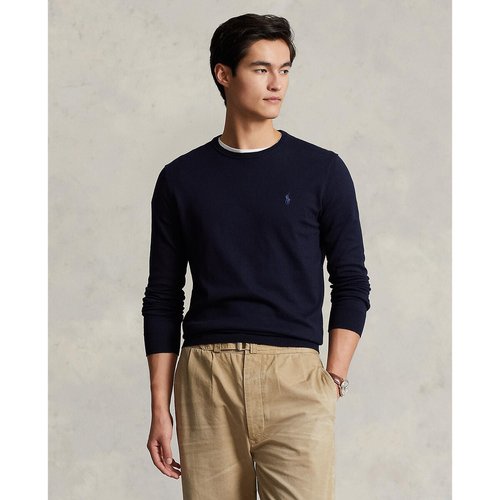 Pima Cotton Jumper with Crew Neck