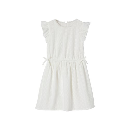 Robe de ceremonie brodee ecru Vertbaudet La Redoute