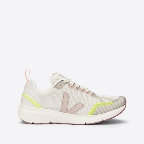 VEJA Condor 2 Alveomesh Natural Babe Jaune Fluo Sneaker