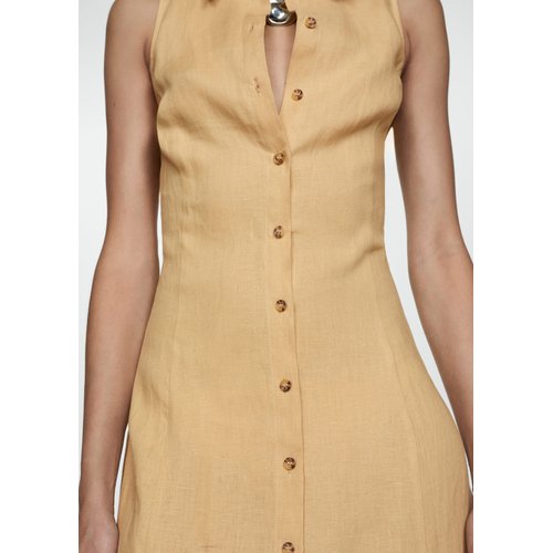 Mango robe en lin shop