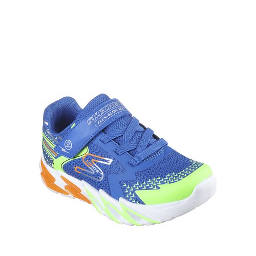 Baskets flex glow bolt bleu vert Skechers La Redoute